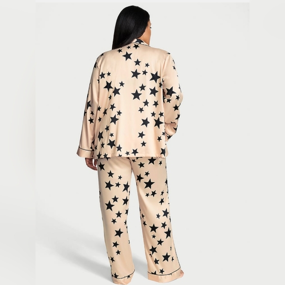 🩷🩷Victoria's Secret Glazed Satin Long Pajama Set LARGE🩷🩷 - Picture 4 of 6